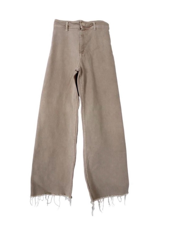 Zara Pants - Khaki Straight Pants